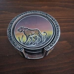 African animal coasters
